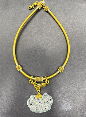 新中式项链古风璎珞岫玉汉服璎珞