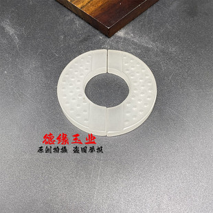 阿富汗半圆弯璜DIY颈饰配饰乳丁纹弧形吊坠挂件古风玉坠玉佩玉璜