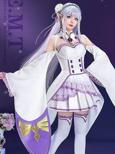三分喵屋从零开始的异世界生活艾米莉娅cosplay动漫服装燕尾套装