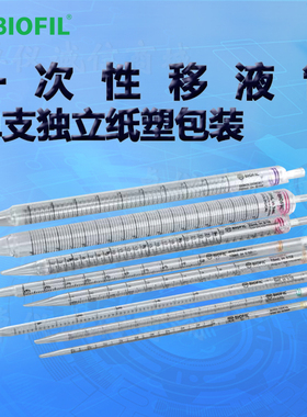 BIOFIL JET洁特一次性移液管GSP010125 GSP010050 GSP010100