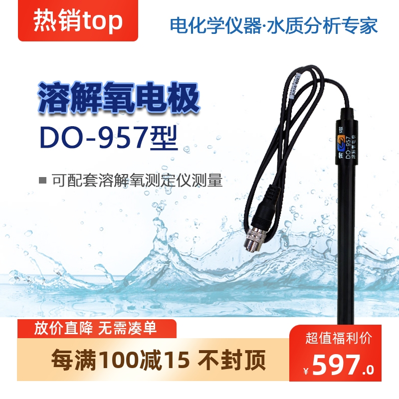 上海雷磁DO-957F/-Q溶解氧电极