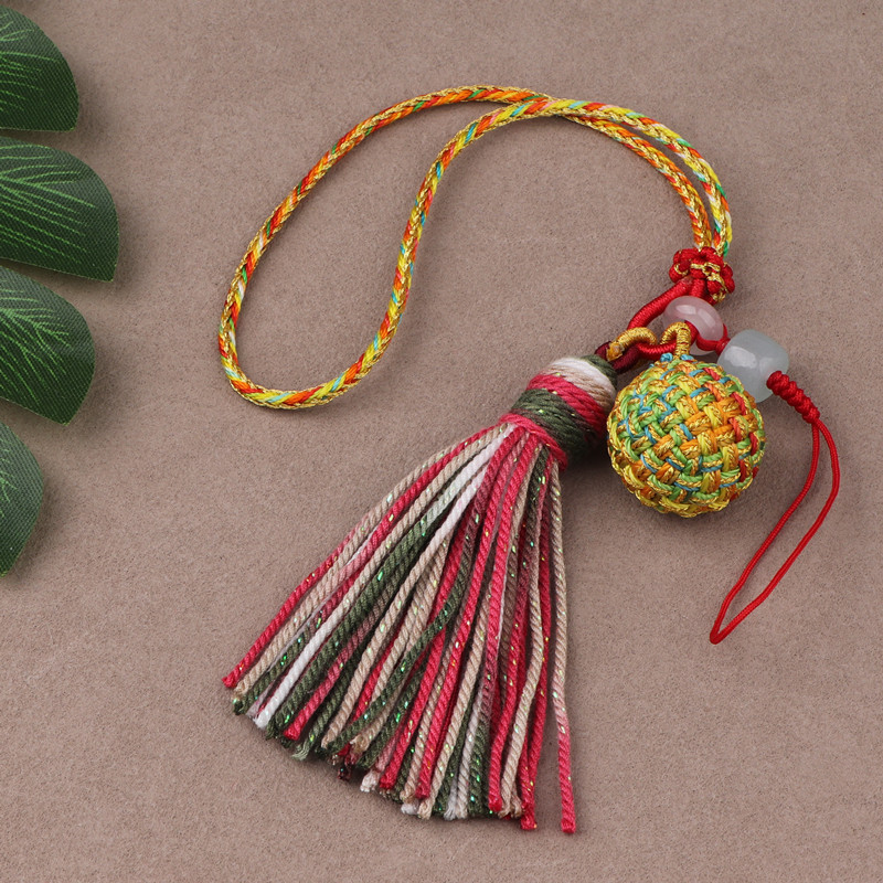 有球必应包包挂件流苏文玩手把件