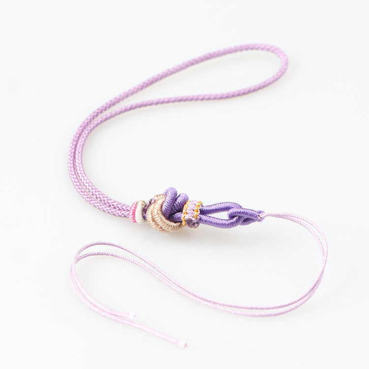 情侣钥匙链手机绳饰品DIY包挂绳曼陀罗吊坠挂绳简约玉佩黄金翡翠