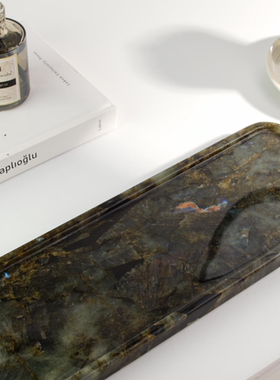 天然摆件大理石托盘大理石