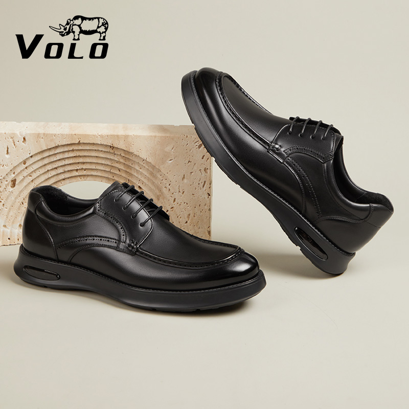 VOLO/犀牛缓震舒适真皮软面皮鞋