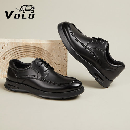 VOLO/犀牛缓震舒适真皮软面皮鞋