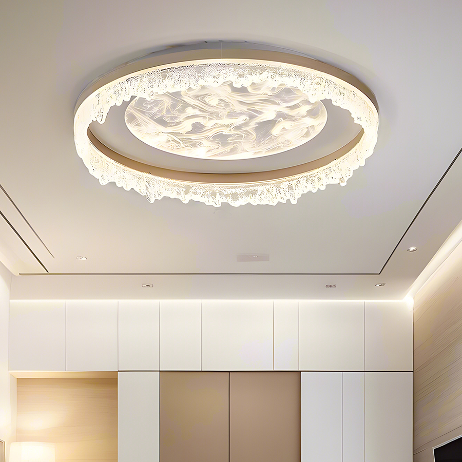 卧室吸顶灯现代简约大气圆形