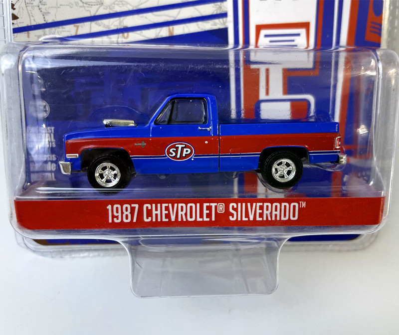 Greenlight绿光1:64雪佛兰1987 CHEVROLET SILVERADO皮卡合金车模