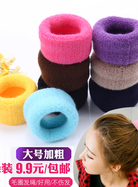 无缝接加粗高弹力不伤发头饰品
