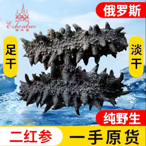 俄罗斯野生足干海参　15倍泡发率