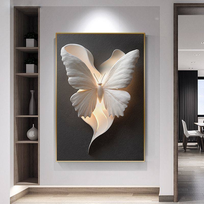 蝴蝶玄关装饰画高级沙发客厅立体感背景墙挂画落地过道卧室床头画,家居饰品,现代装饰画,淘宝优惠券,粉丝福利购,淘宝优惠卷