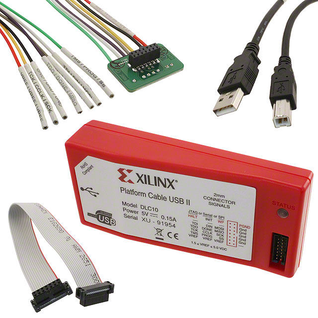 原装进口Xilinx下载器线HW-USB-II-G DLC10赛灵思platform cable