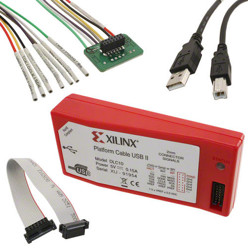 原装进口Xilinx下载器线HW-USB-II-G DLC10赛灵思platform cable
