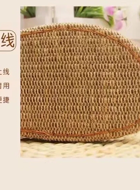 亚麻鞋底防滑耐磨夏季拖鞋