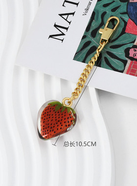 适用古驰腋下包延长肩带改造gucci草莓挂件五金配件链条包带替换