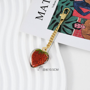 适用古驰腋下包延长肩带改造gucci草莓挂件五金配件链条包带替换