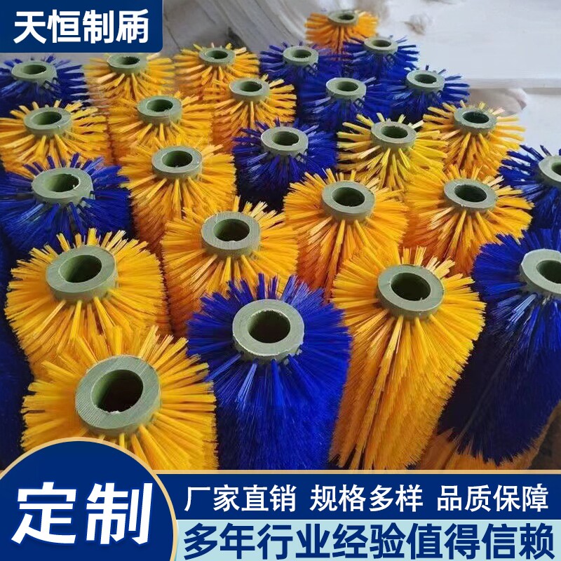 立柱牛体刷牛止痒蹭痒挠痒毛刷辊牛羊骆驼身滚刷牧区牛场按摩毛刷