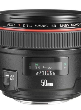 佳能EF 50mm f/1.2L USM 单反定焦 人像王 50 F1.2 L 大光圈 镜头