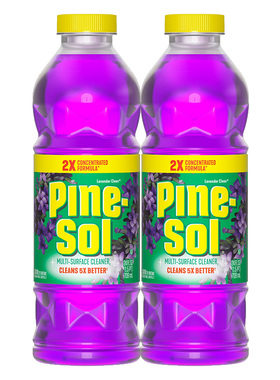 高乐氏CLOROX薰衣草派素pinesol清洁剂家用客厅多用途清洁2瓶装