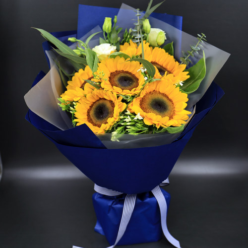 送花上门苏州鲜花向日葵乔迁花束
