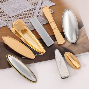 复古侧边夹民国风手工宋锦diy材料蝴蝶发夹底托母亲节礼物发卡饰