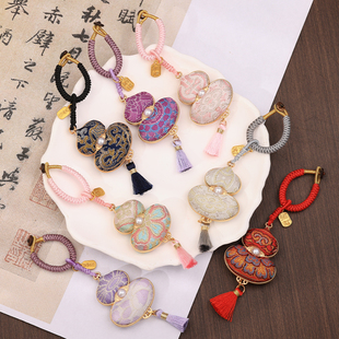 名家非遗宋锦双面葫芦包新中式挂件diy手工材料包暖场活动伴手礼