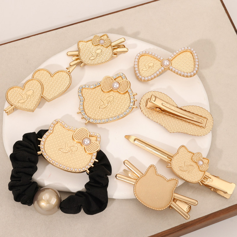 宋锦手工diy发夹制作发饰头绳卡通儿童可爱猫头刘海碎发夹鸭嘴夹,饰品/流行首饰/时尚饰品新,其他DIY饰品配件,淘宝优惠券,粉丝福利购,淘宝优惠卷