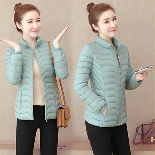 百搭小棉袄修身 女士棉衣反季 时尚 短款 羽绒棉服丝绵秋冬外套 新款