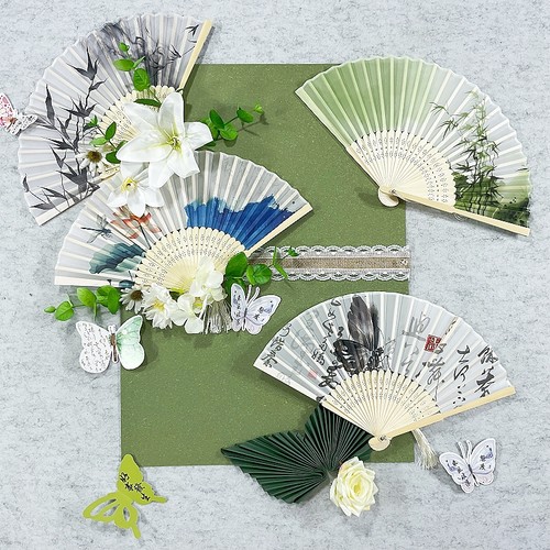 古风新中式折扇中国扇子