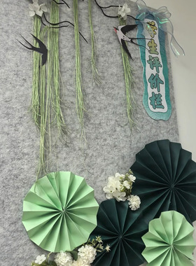 幼儿园环境布置材料垂吊柳枝柳条仿真枯藤枯树枝装饰垂吊柳叶条