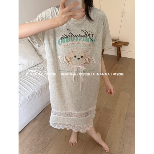 带胸垫睡裙女款夏2026新款