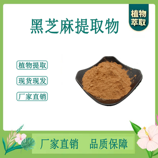 黑芝麻提取物 黑芝麻籽浓缩粉另售生地何首乌薏苡仁 100g散装新货