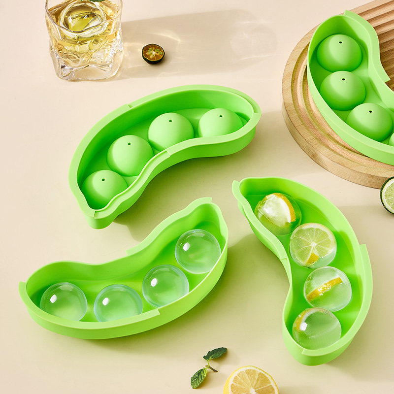 硅胶大冰球模具冰箱冰格冻冰块制冰神器威士忌圆形冰块模具食品级