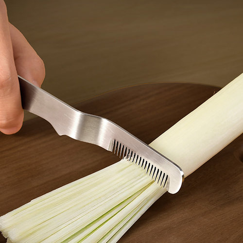 切葱丝神器304不锈钢厨房大葱切丝器葱花机刨丝刀超细丝专用工具