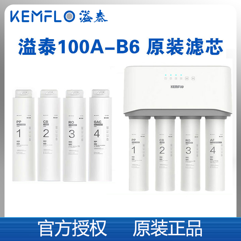 溢泰净水器100ab6滤芯Kemflo反渗透水机KFRO0100A-2 100A-B6原装