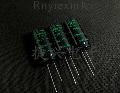 500V150UF 原装Rnyrexm 胆机音频发烧 电解电容 150UF500V 18X35