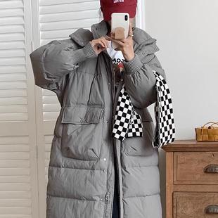 羽绒棉服女款中长款加厚韩系慵懒风棉衣小个子棉袄外套冬2025新款
