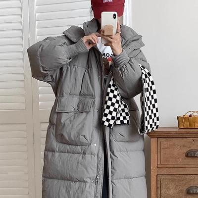 羽绒棉服女款中长款加厚韩系慵懒风棉衣小个子棉袄外套冬2025新款