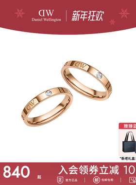 dw经典戒指水晶时尚个性情侣指环
