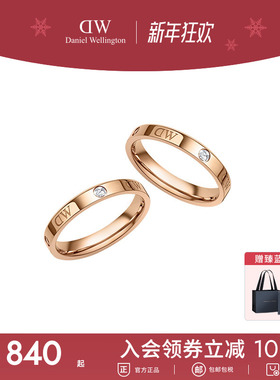 dw经典戒指水晶时尚个性情侣指环
