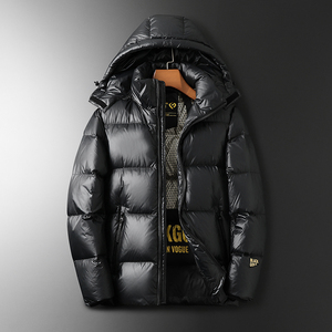 新款黑金系连帽羽绒服标90白鸭绒 QT2031-032-P490（控价640）图片