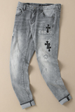 2024春夏男士修身小直筒牛仔裤QT2031-9950-P170(控价240），男装牛仔裤，钱塘6020-1