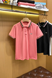 2024春夏珠地丝光棉翻领短袖T恤QT2031-6605-P100，男装Polo衫，钱塘6020-1