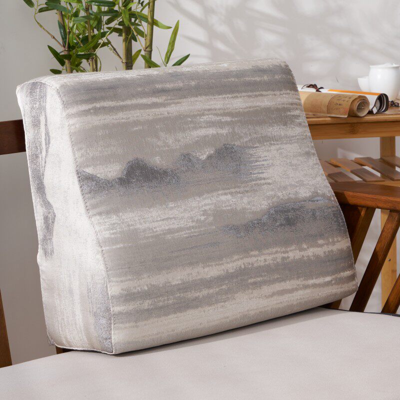 新中式实木沙发后靠背垫定制客厅高密度海绵夏季长方形大号硬