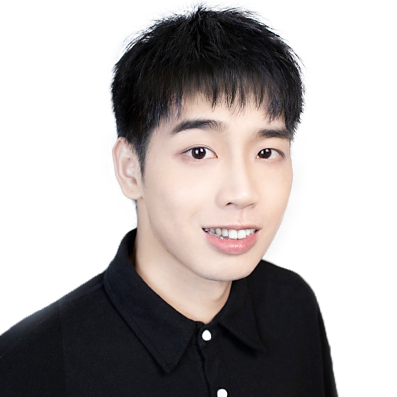 韩版帅气自然男士真发全头套