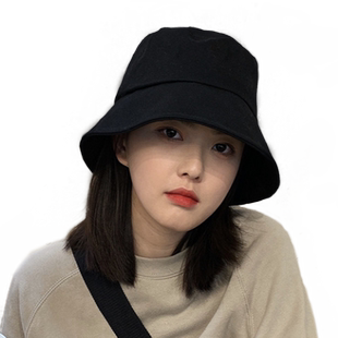 帽子假发一体女2023新款渔夫帽真发波波头时尚仿真帽子带假发自然