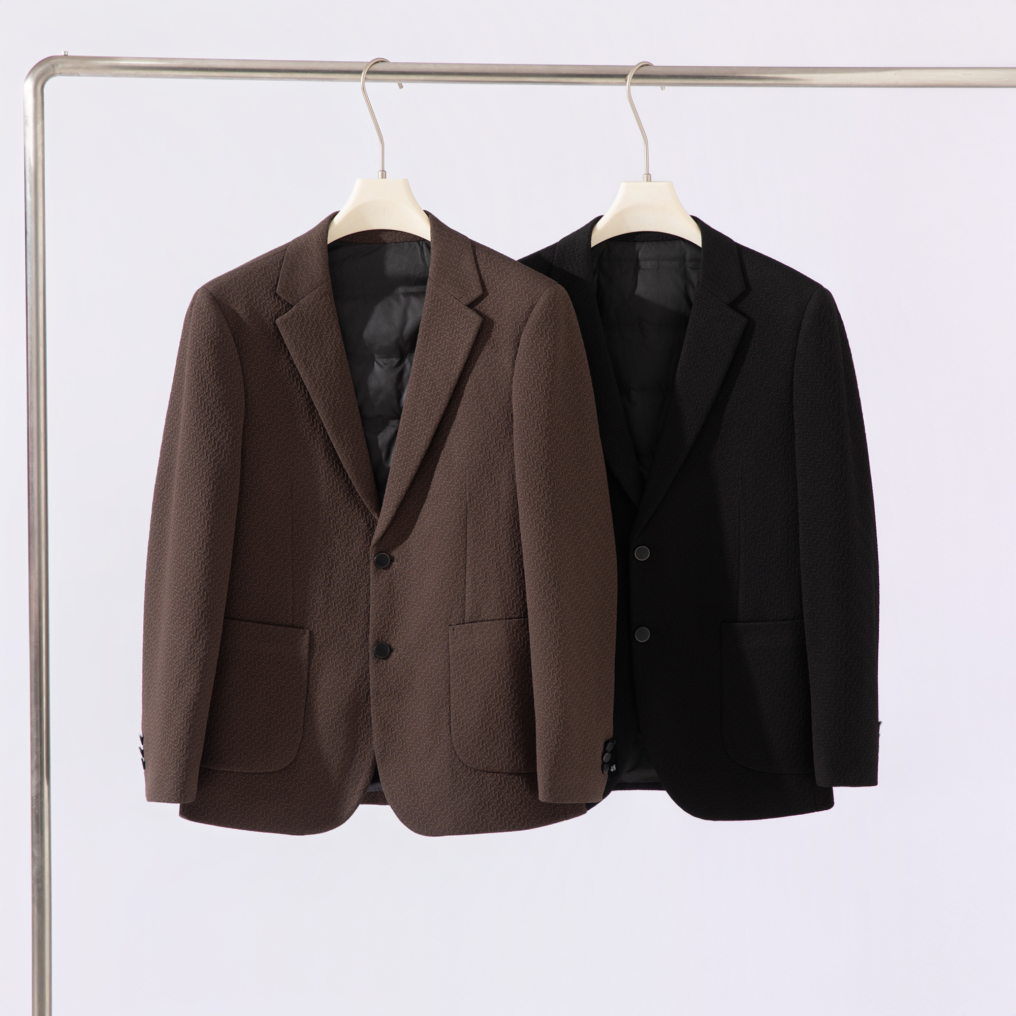 ODM设计男士商务羽绒外套西服