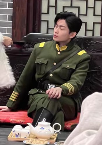 高端北洋军阀服装一见倾心同款衣服少帅服装毛呢高档军阀军统服装