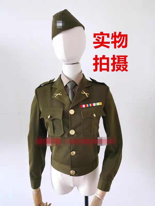 美式国军装抗战时期民国风服装女款特务舞台表演服婚纱写真剧本