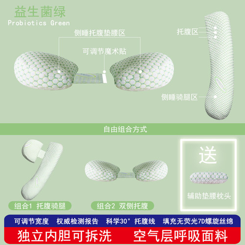 2024新品加大版可拆洗孕妇枕